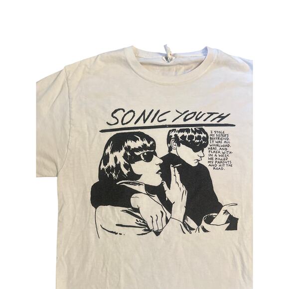 Vtg 1990s Men S Sonic Youth Band Goo Tee Graphic Shirt Stole Sister's Boyfriend - Picture 2 of 5